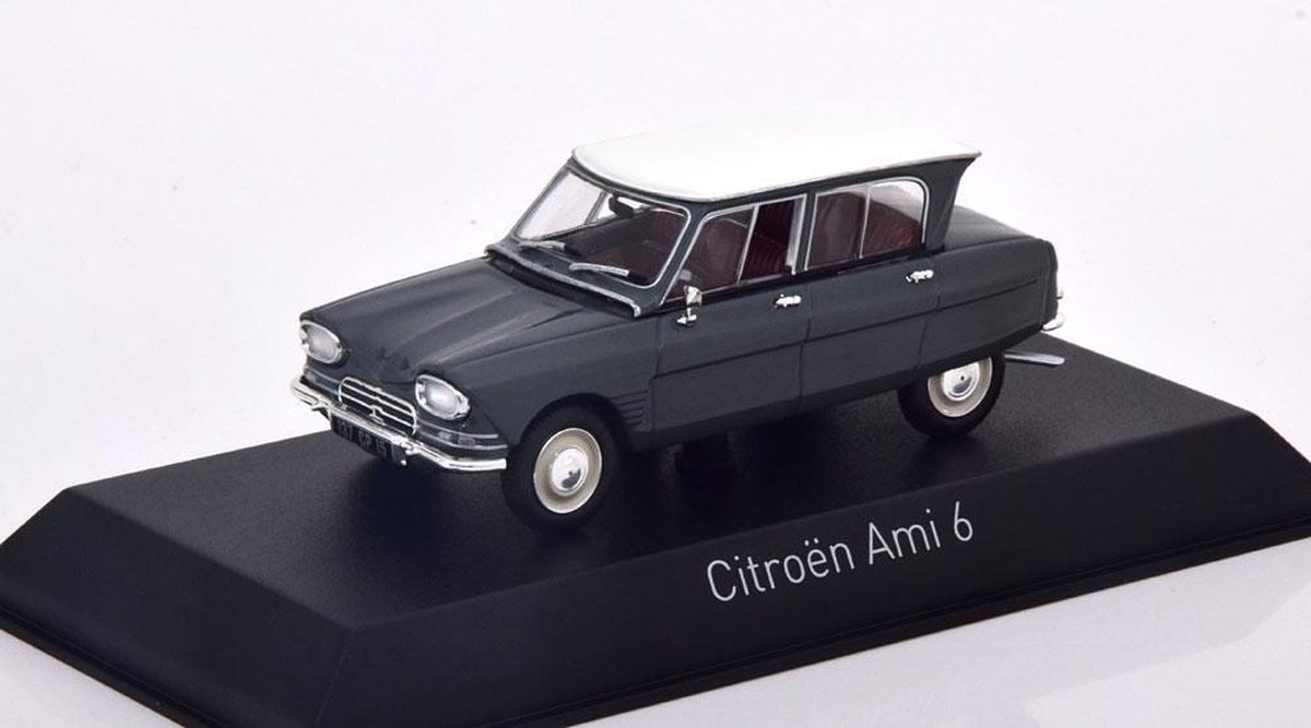 Citroen Ami 6 1967 Grijs / Wit 1-43 Norev