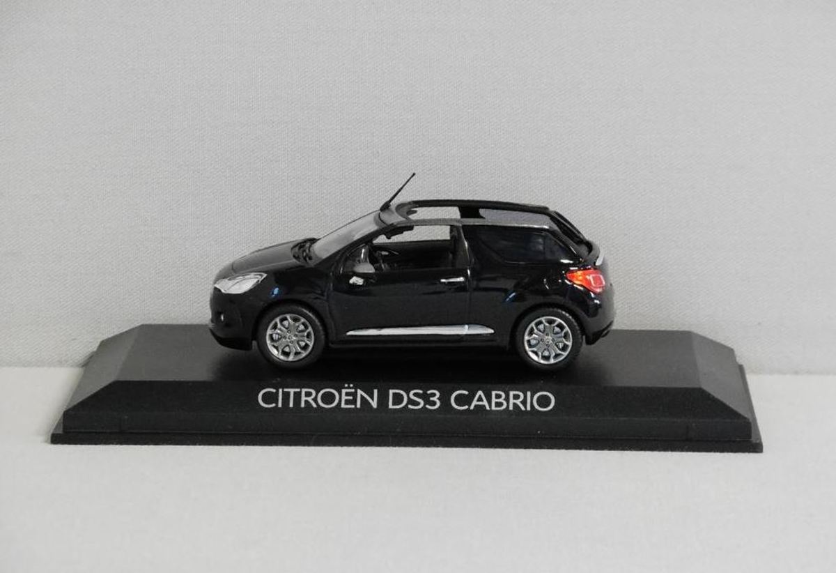 Citroen DS3 Cabrio 2013 1:43 Norev Zwart 155287