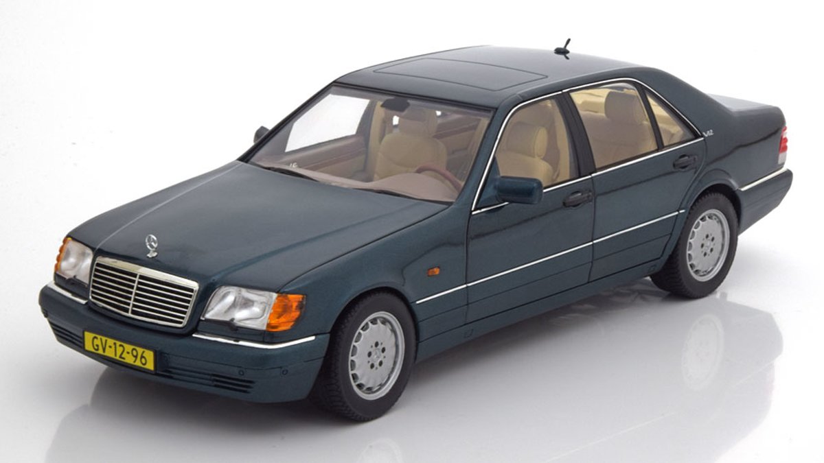 Mercedes-Benz S600 1997 1:18 Groen metallic Norev