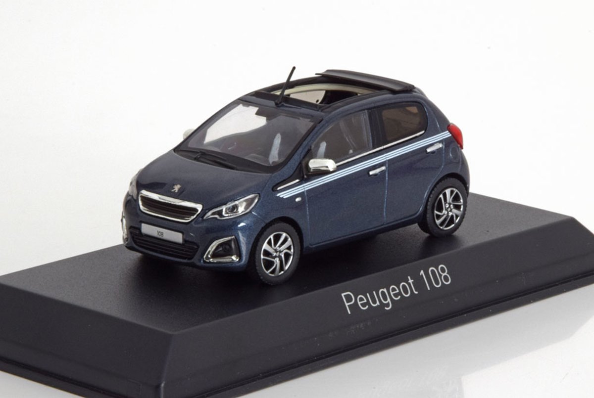 Norev - Peugeot 108 2017 - Smalt Blue - 1:43