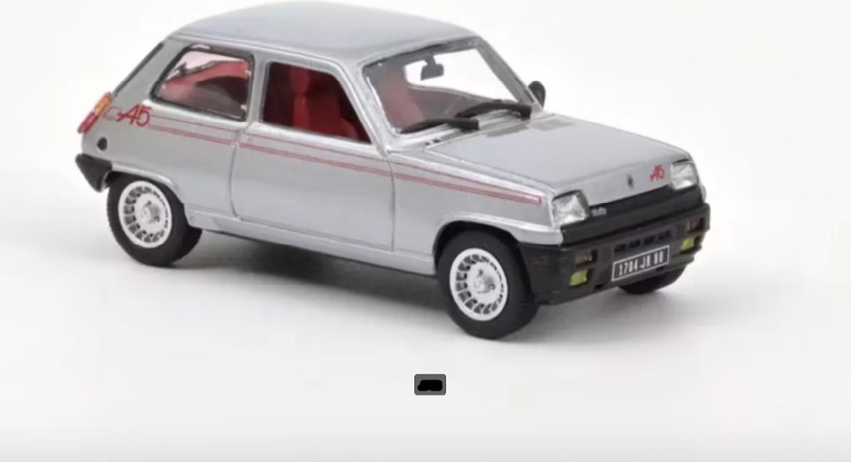 Norev - Renault 5 Apline Grijs - Schaal 1:43