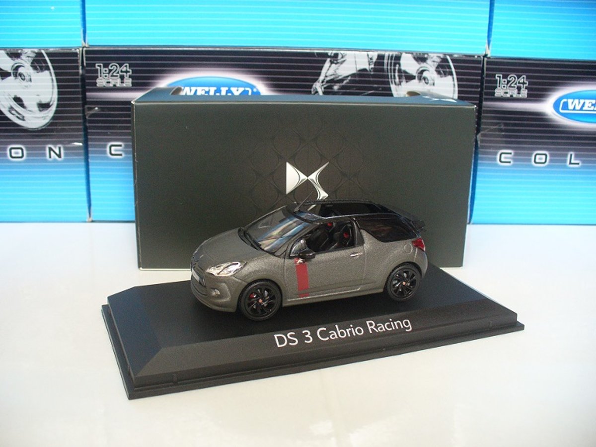 Norev 1/43 Citroen DS3 DS 3 Racing Cabrio Mat Grijs