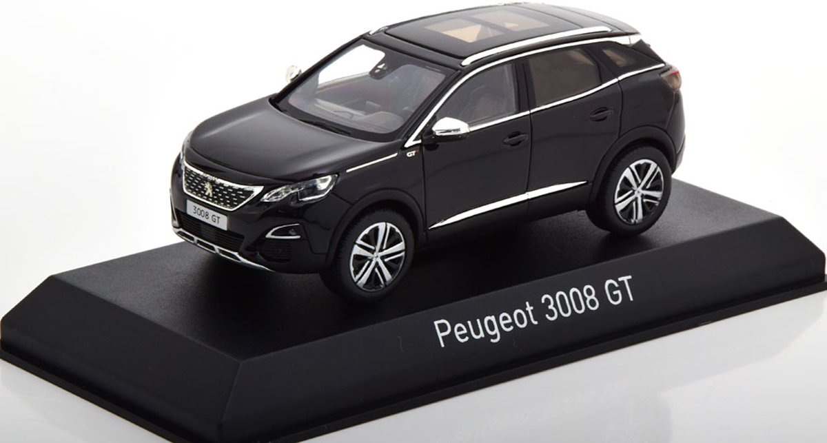 Peugeot 3008 GT 2016 Zwart 1-43 Norev