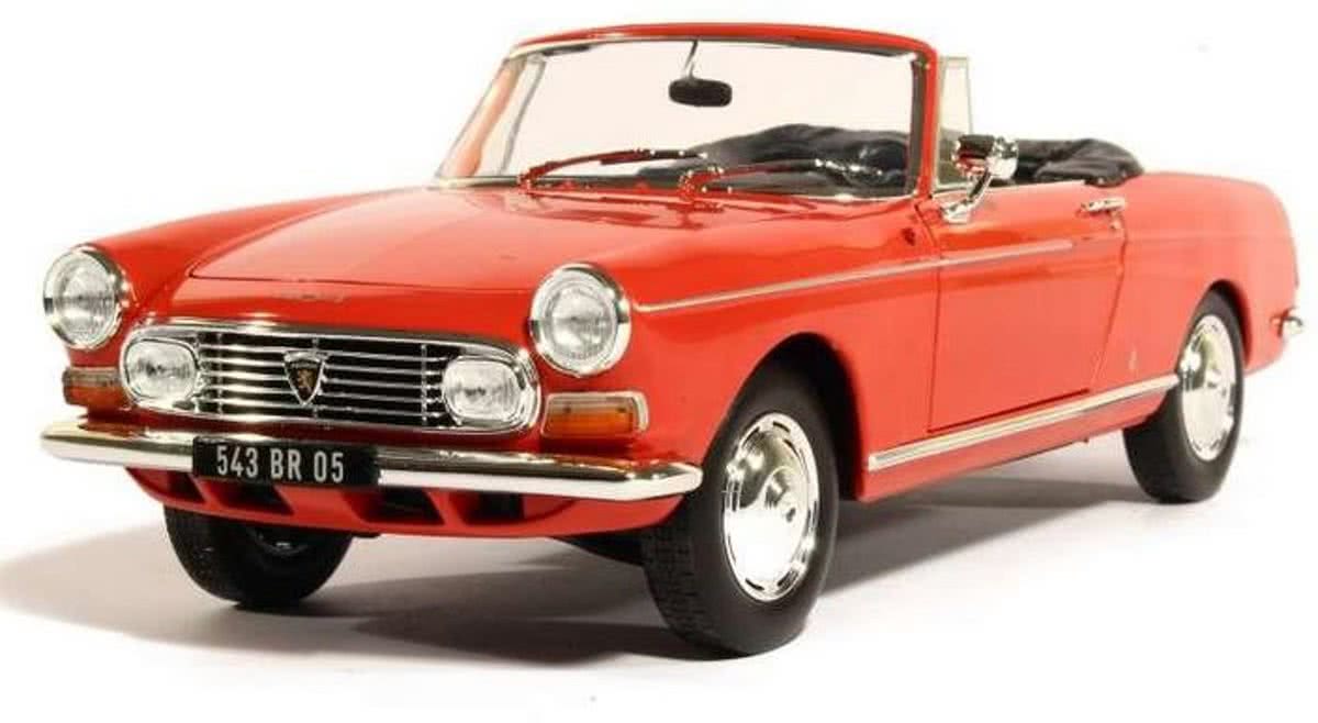 Peugeot 404 Cabriolet 1967 1:18 Norev Rood 184779