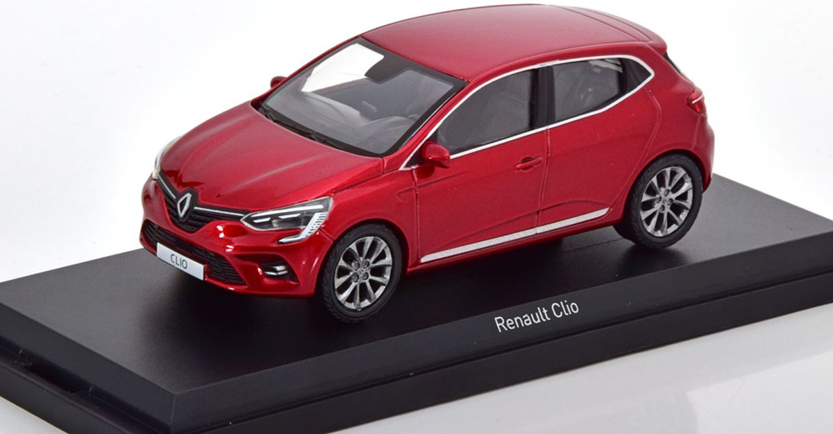 Renault Clio 2019 Rood Metallic 1-43 Norev