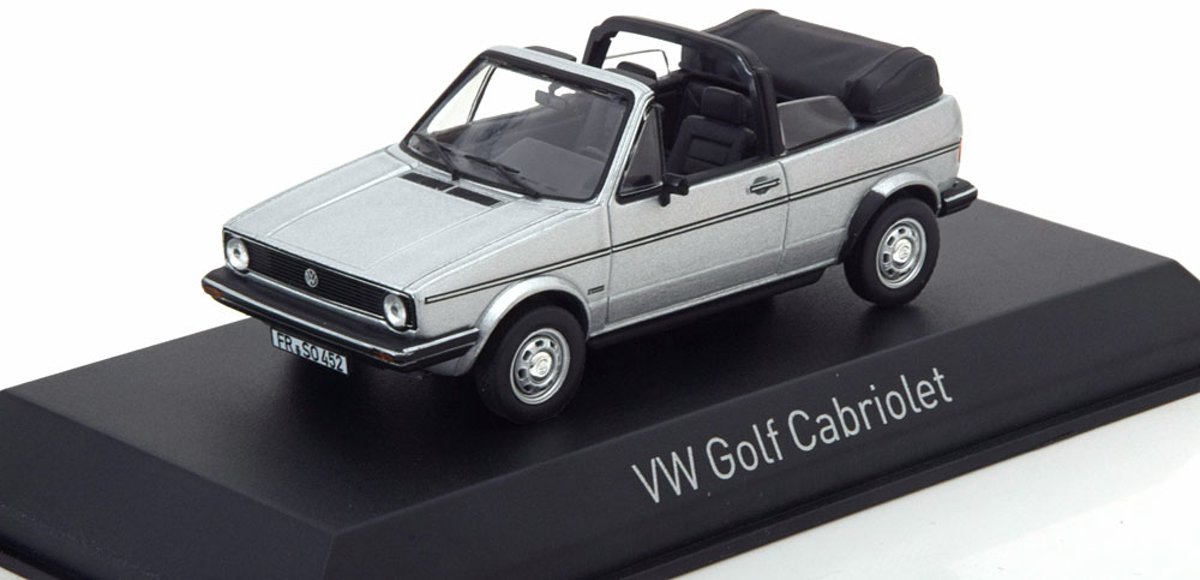 Volkswagen Golf 1 Cabrio 1981 Zilver 1-43 Norev