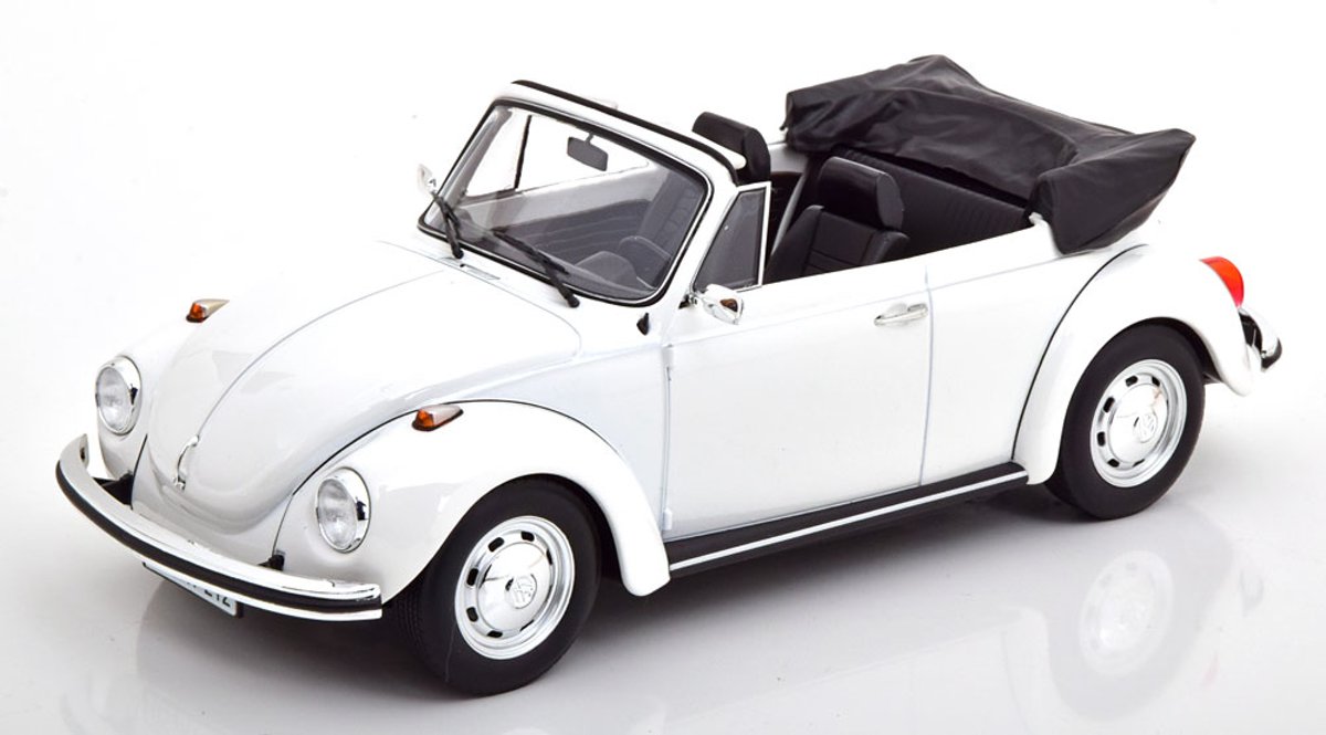 Volkswagen Kever 1303 Cabriolet 1972 Wit 1-18 Norev