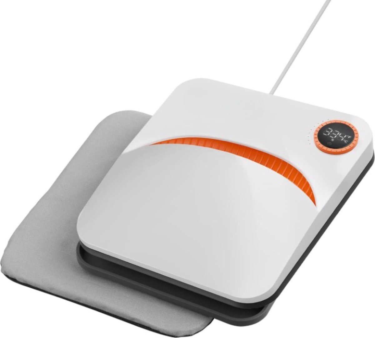 2 In 1 Mini-Hittepersmachine - Hittepers - 22,9 x 22,9 cm - 670 W - Warmteoverdracht - T-shirts Onderzetters Kussens - Doe-Het-Zelf - Kleine Hittepers - Transferpers - Plotter - Drukpersen - Shirtpers Afdrukken - Onderweg online