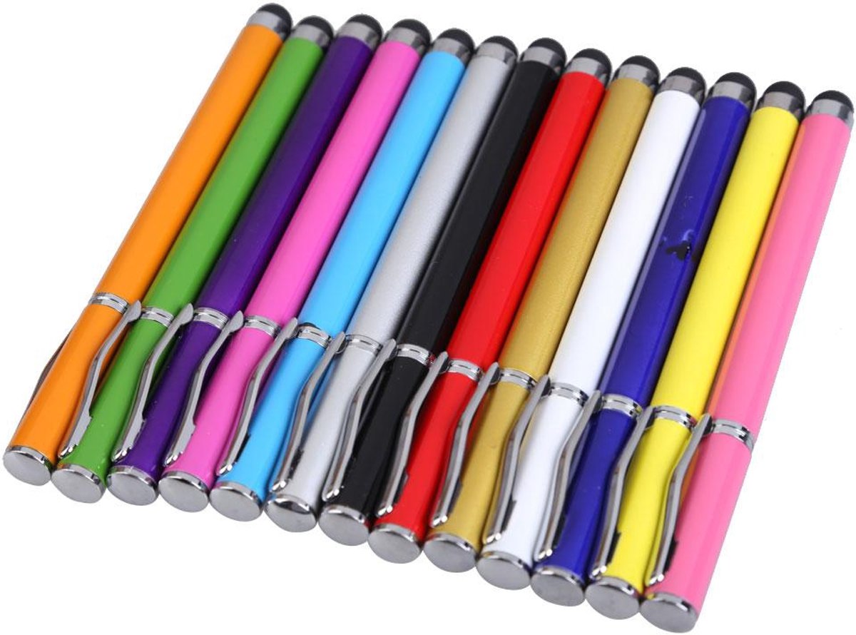 Stylus pen 2 in 1 Geel