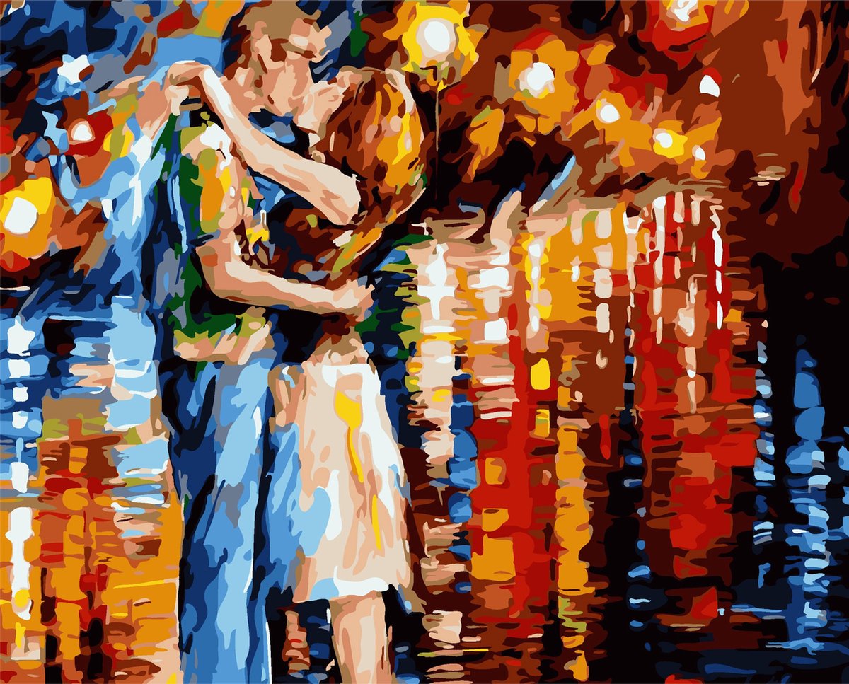 Paint by Number - Schilderen op Nummer - Nightime Romance - paintbynumber.eu