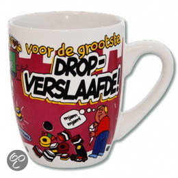 Cartoonmok Drop verslaafde