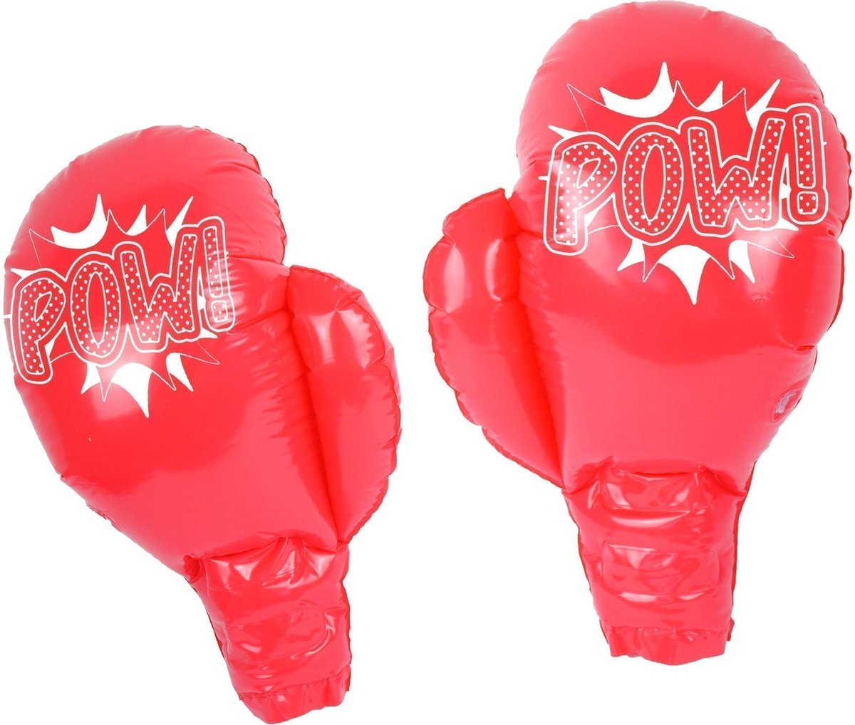 Opblaasbaar Boxhandschoenen - 39cm - Rood