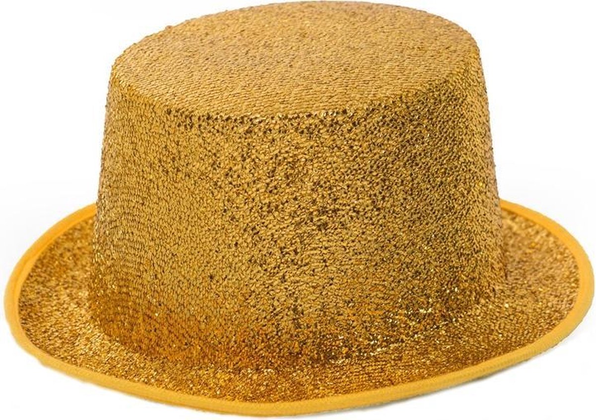 Partychimp Glitterhoed Polyester Goud One-size