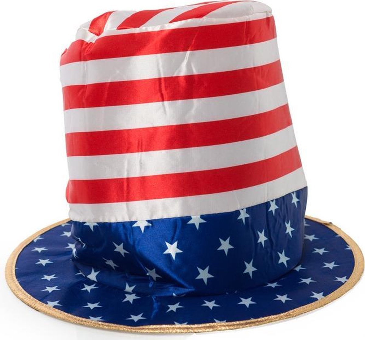 Partychimp Hoed Uncle Sam Polyester Rood/wit/blauw One-size