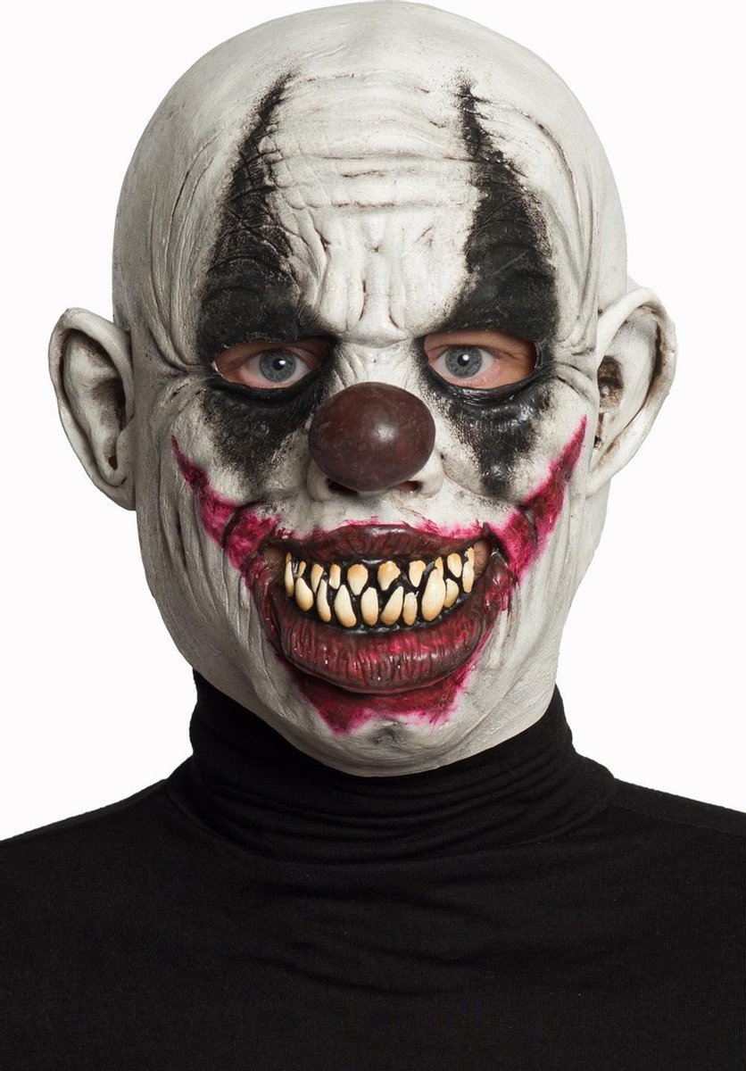 Partychimp Hoofdmasker Creepy Grinning Latex One-size