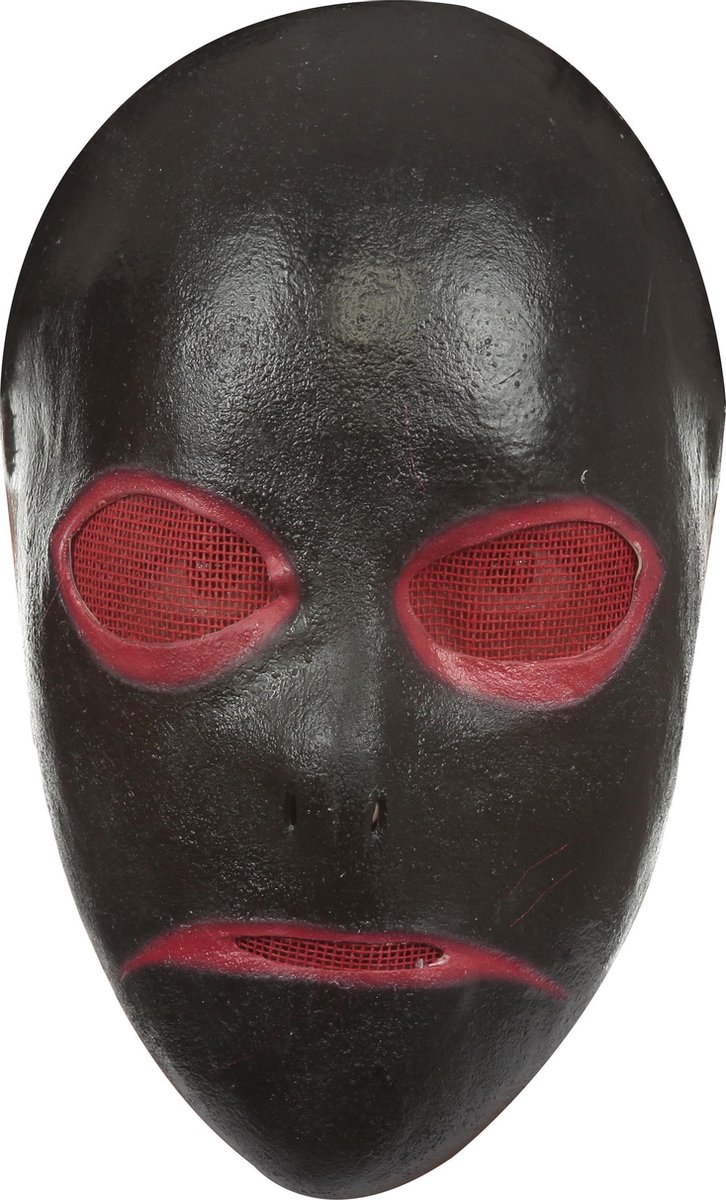 Partychimp Hoofdmasker Creepypasta: Hoodie Latex Zwart One-size