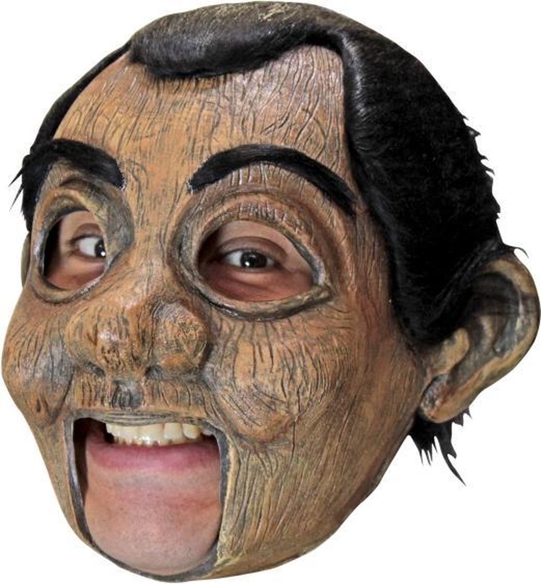 Partychimp Hoofdmasker Jimmy Puppet Unisex Latex Beige One-size