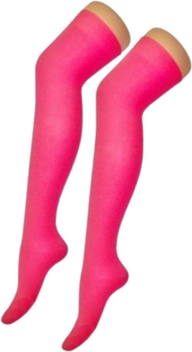 Partychimp Kousen Dames Polyester Fuchsia One-size