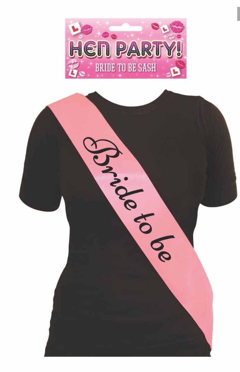 Sjerp Bride to Be roze/zwart