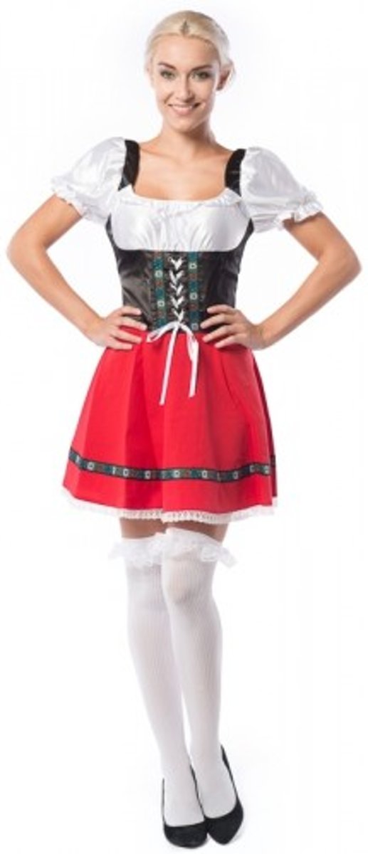 Verkleedkleding voor dames - Oktoberfest dirndl jurkje Martina - maat L