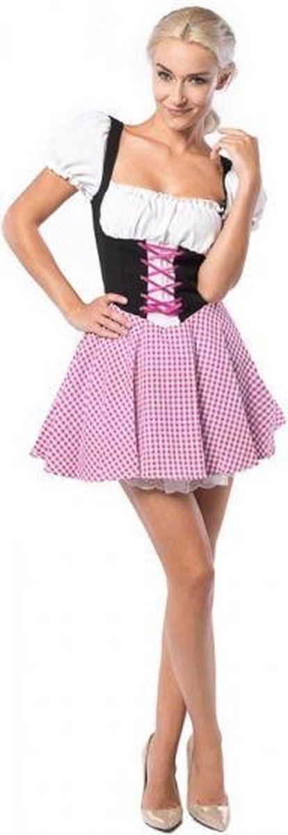 dirndl Eva dames polyester roze maat XL