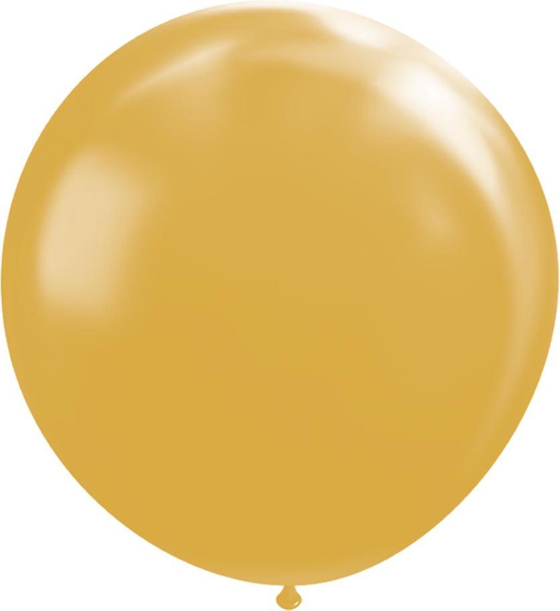 10 Latex grote ballonnen 1 meter doorsnee metallic goud