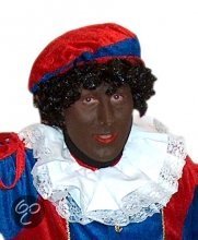 Zwarte piet pruik