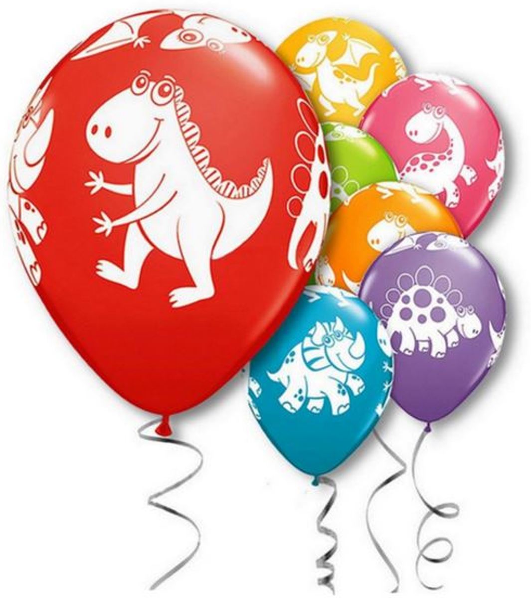 10 stuks ballonnen dinosaurussen