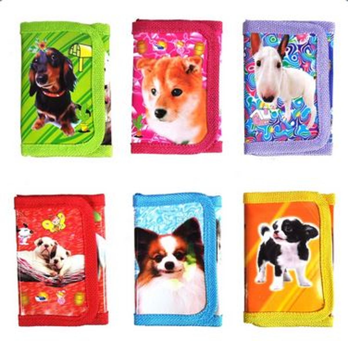 12 stuks kinder portemonnee honden / uitdeelcadeautjes
