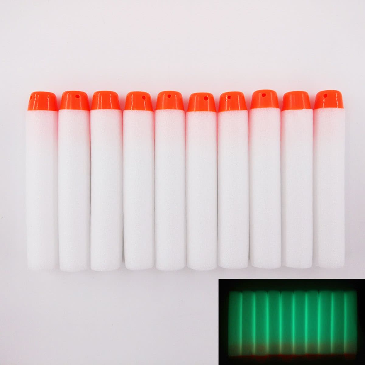 50 stuks darts glow in te dark geschikt voor Nerf blasters