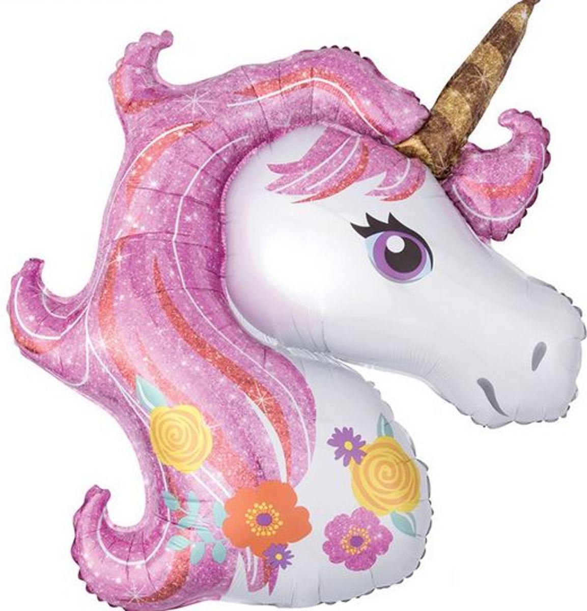 Helium ballon eenhoorn / unicorn roze