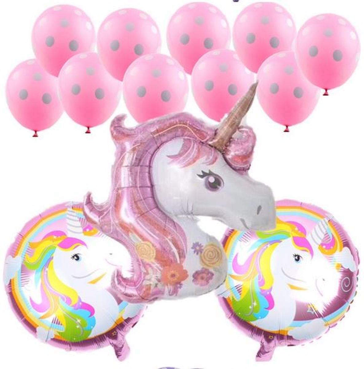 Unicorn party pakket 13 stuks balonnen