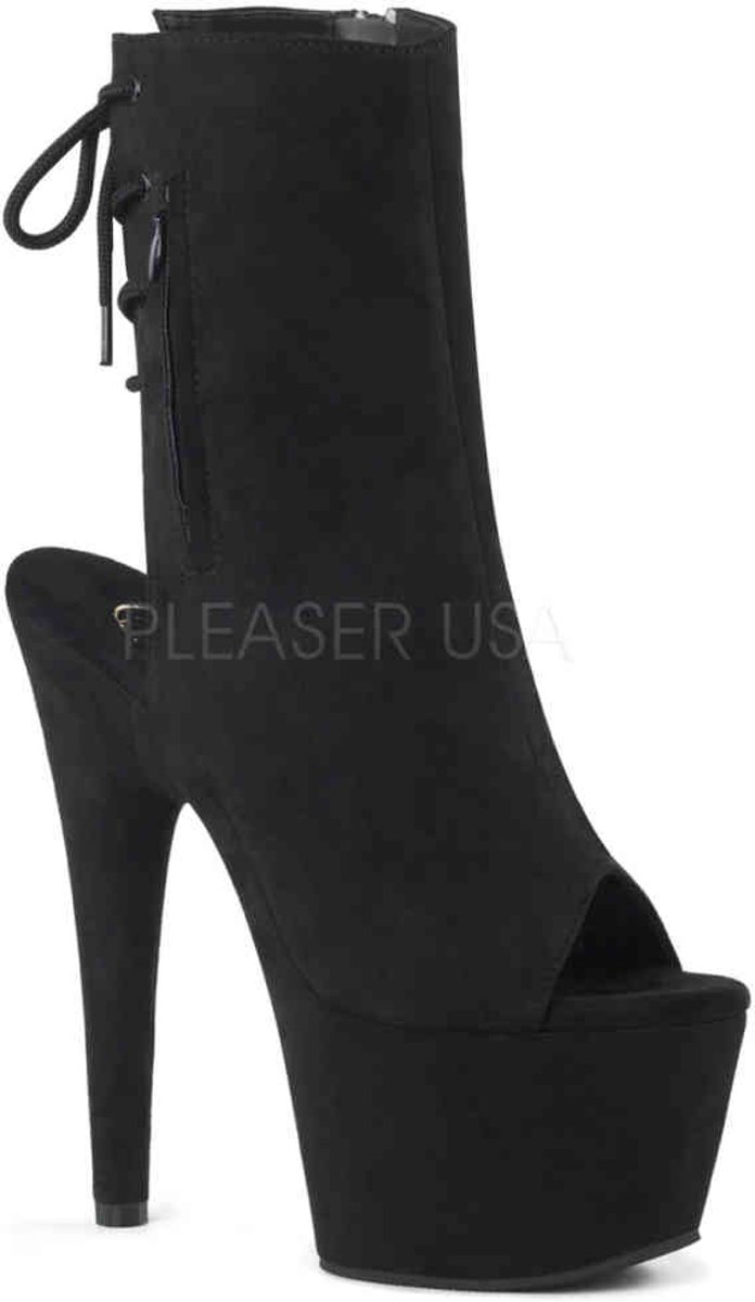 ADORE-1018FS (EU 35 = US 5) 7 Heel, 2 3/4 PF Open Toe/Heel Ankle Boot, Side Zip