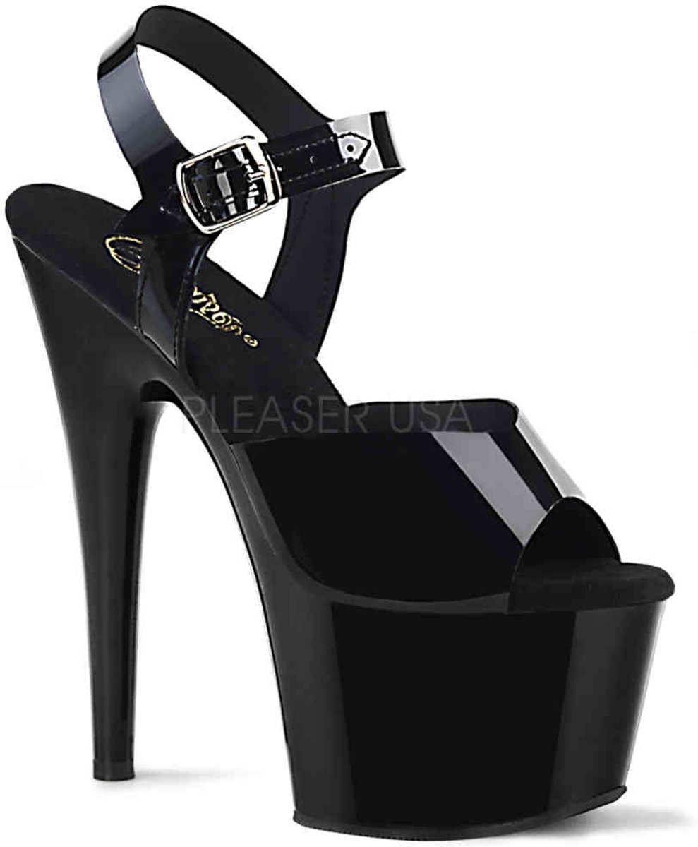 ADORE-708N (EU 40 = US 10) 7 Heel, 2 3/4 PF Ankle Strap Sandal