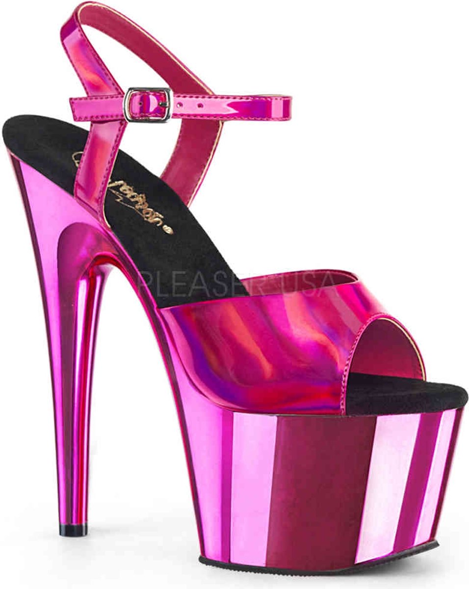 ADORE-709HGCH (EU 35 = US 5) 7 Heel, 2 3/4 PF Ankle Strap Sandal