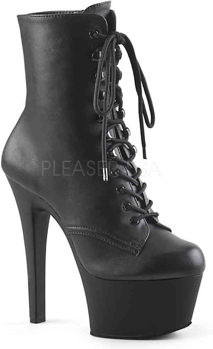 ASPIRE-1020 (EU 38 = US 8) 6 Heel, 2 1/4 PF Lace-Up Ankle BT, Side Zip