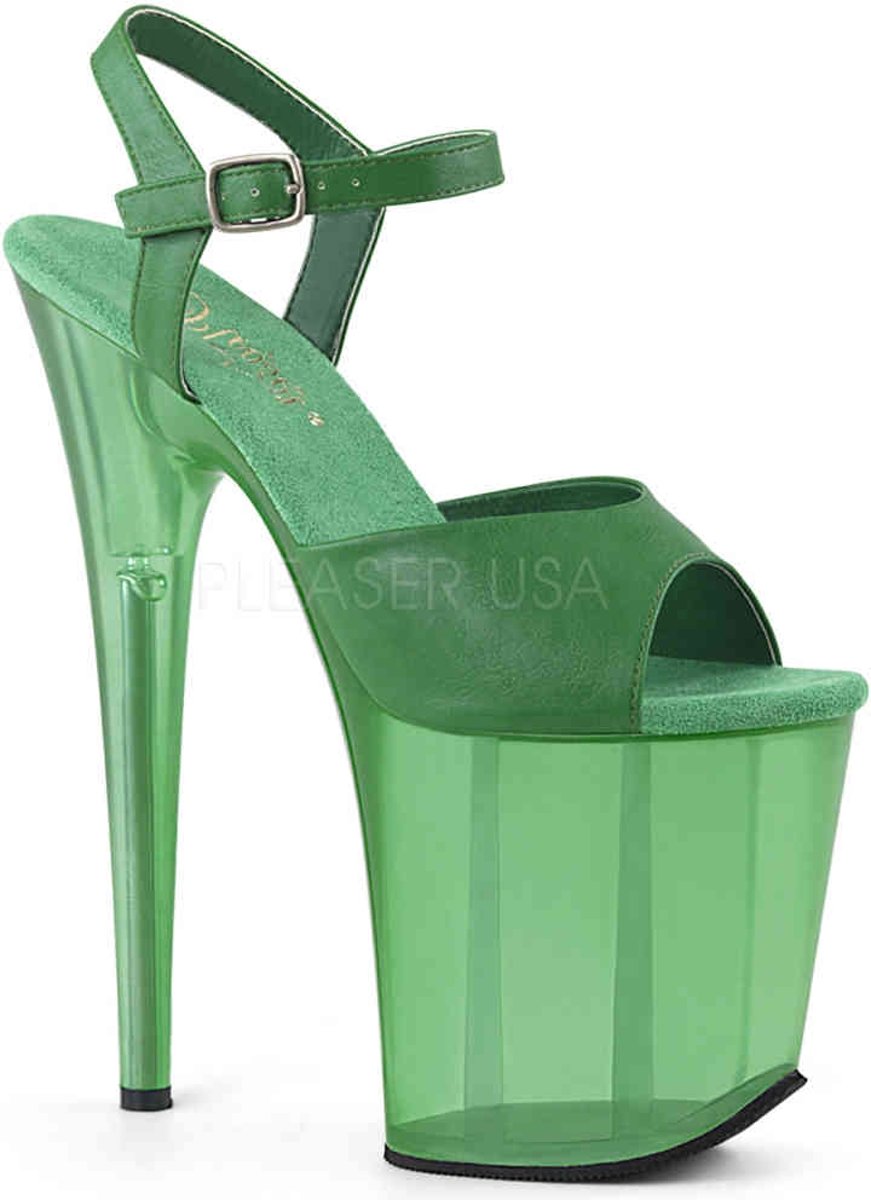 FLAMINGO-808N (EU 36 = US 6) 8 Heel, 4 PF Ankle Strap Sandal