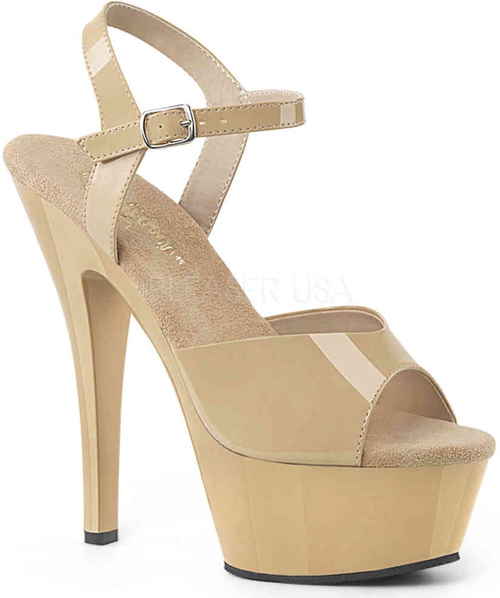 KISS-208 (EU 35 = US 5) 6 Heel, 1 3/4 PF Ankle Strap Sandal