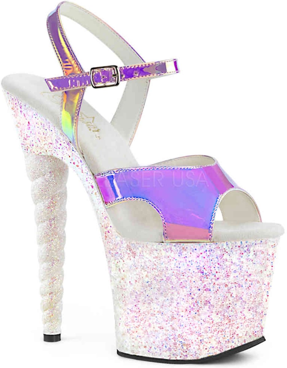 UNICORN-711LG (EU 36 = US 6) 7 Heel, 2 3/4 PF Ankle Strap Sandal w/ Unicorn Heel