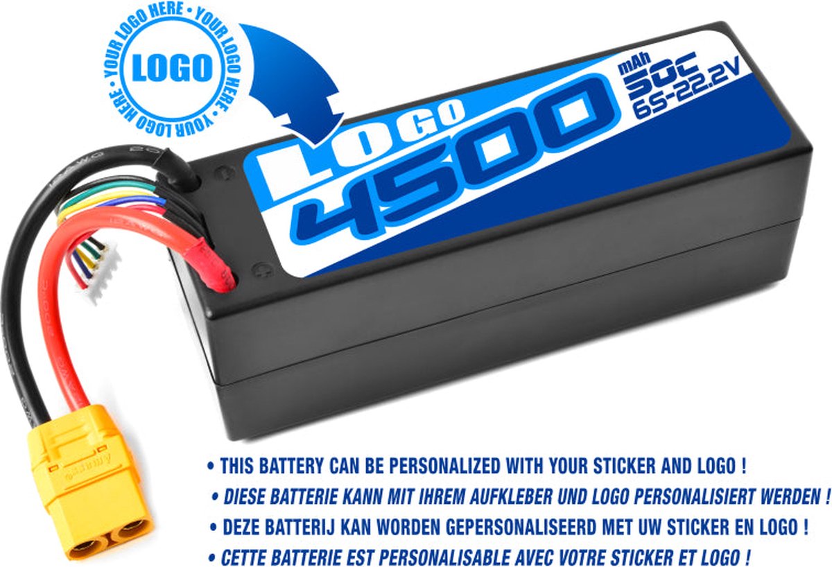 Private Label - Power Racing 50C - 4500Mah - 6S - 22,2V - XT-90 - Hard Case