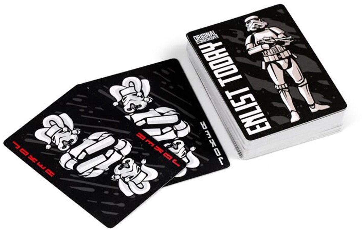 Speelkaarten/Kaartspel - The Original Stromtrooper Thema - 9x6,5cm