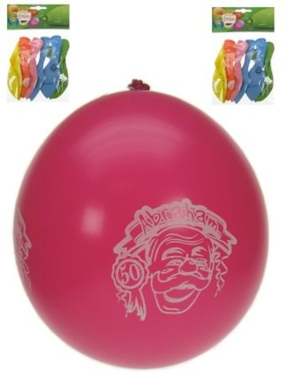 Feestballon abraham per 8 32cm/11inch