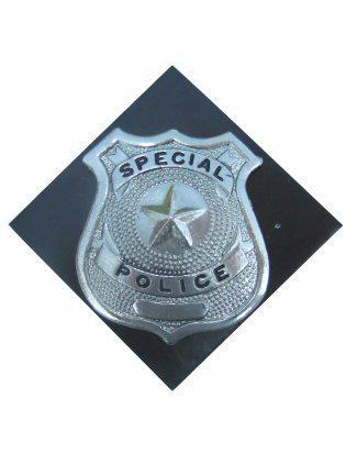 Special police badge met speld