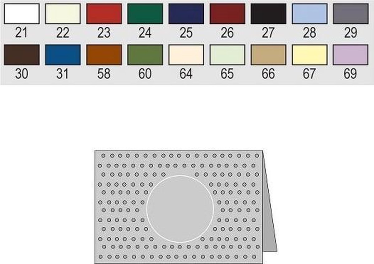 Romak - C6 kaarten met stippels + enveloppen