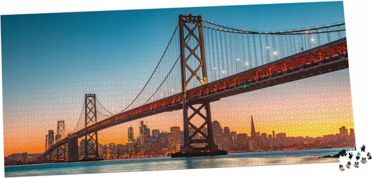 Legpuzzel San Francisco brug 3000 stukjes voor volwassenen 139.50 x 65 cm