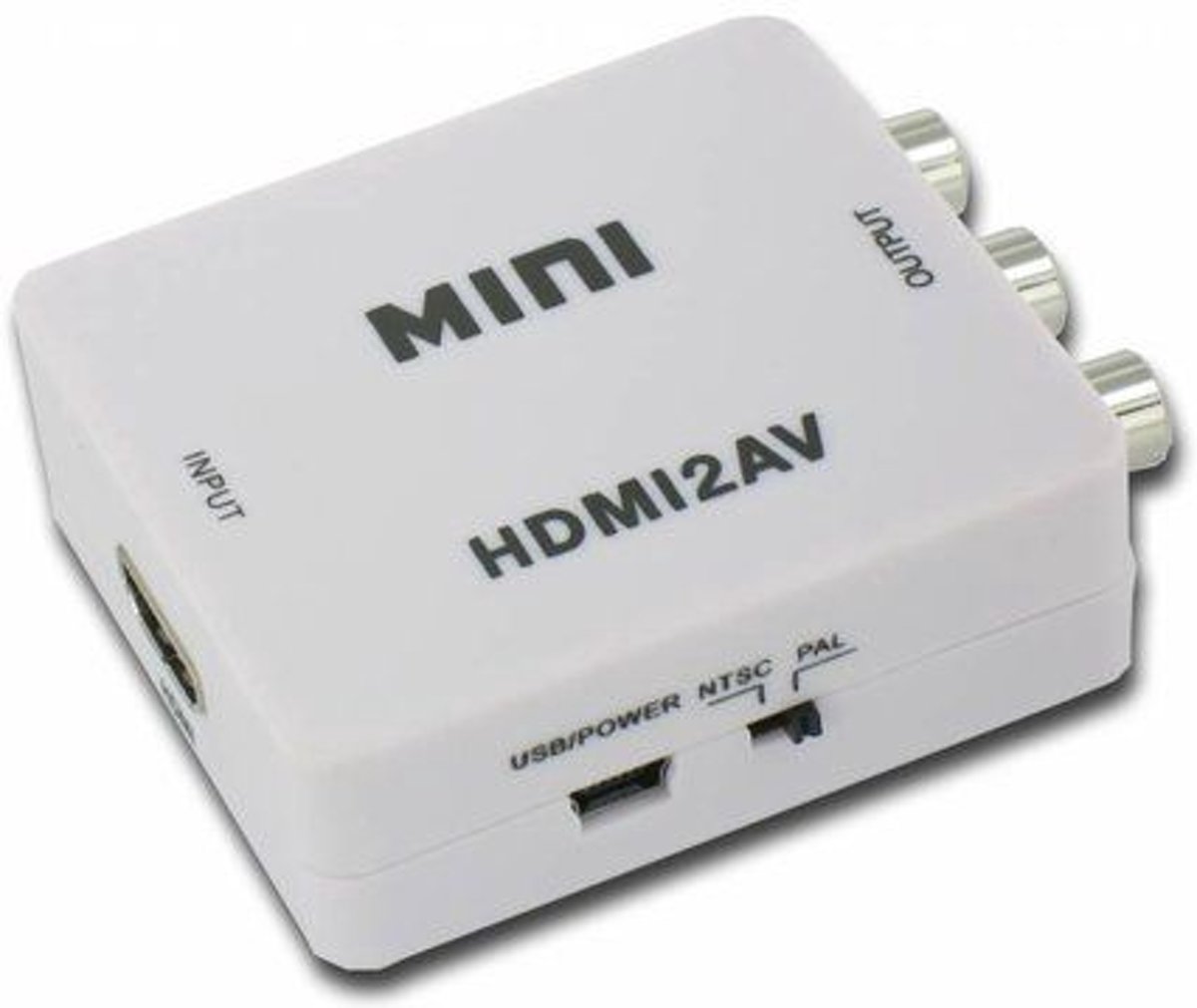 HDMI Naar Tulp AV Adapter Converter wit