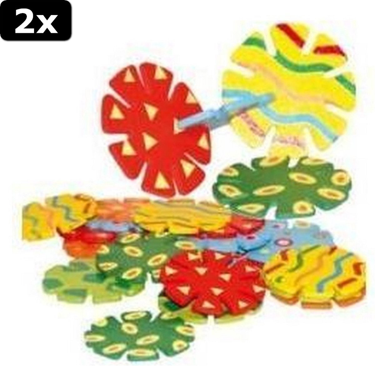 2x Simply for Kids 21399 Houten Snowpuzzle Bouwsysteem