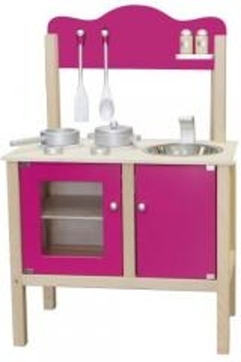 Simply for Kids - Houten Keuken - Roze