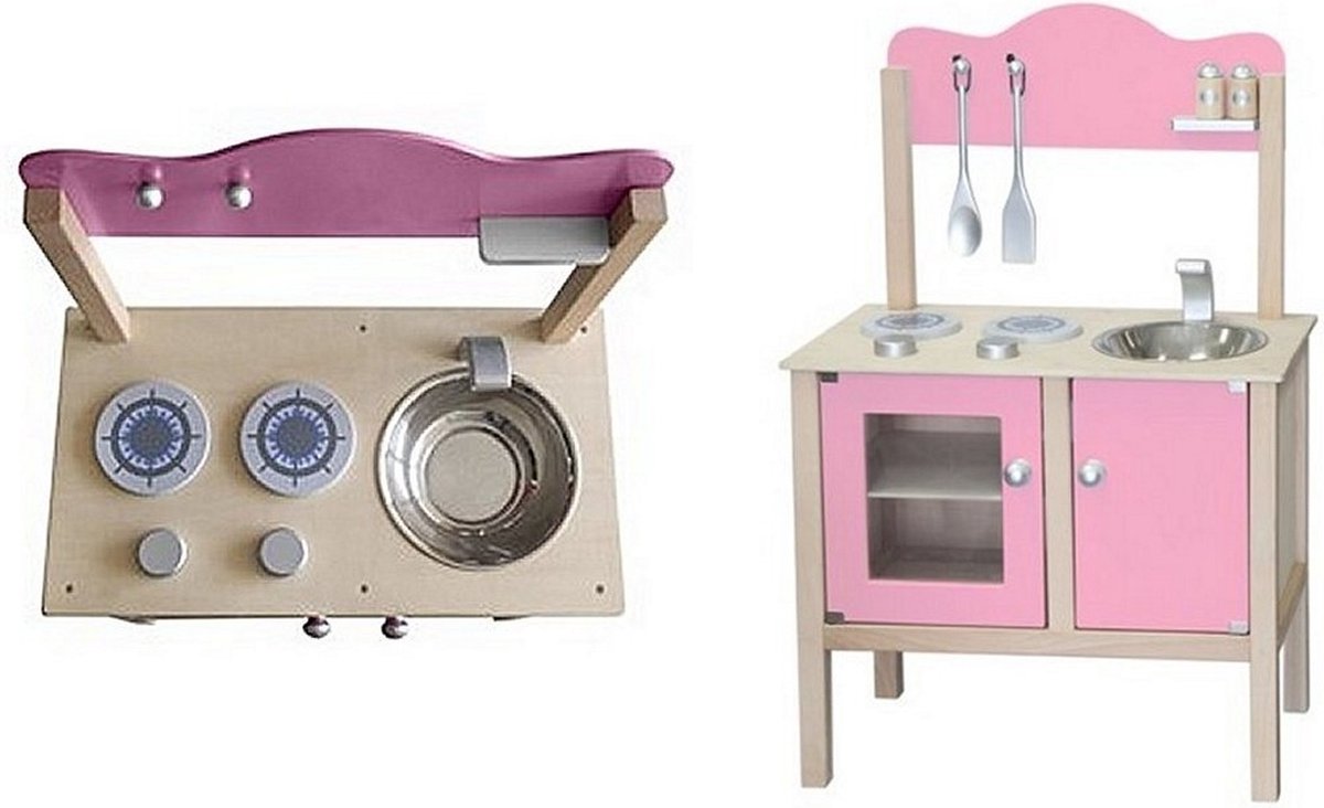 Simply for Kids Houten Kinderkeuken Roze