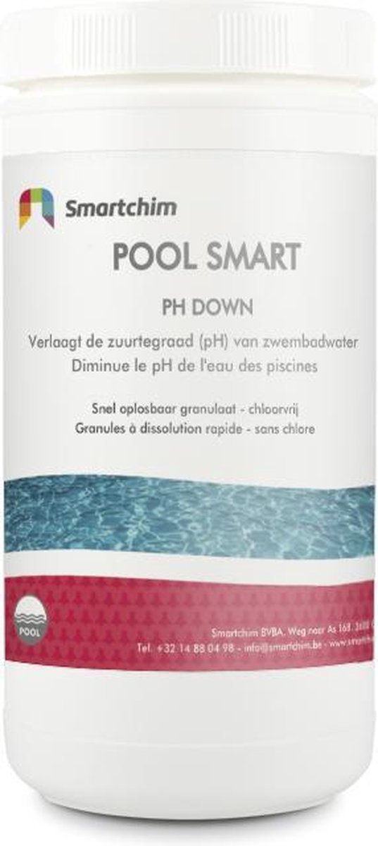 POOL SMART PH DOWN 1 KG - pH min granulaat